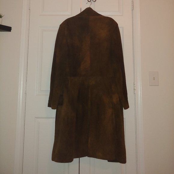 Military Reenactment Vintage Brown German Suede Men's Jacket WW2? - Picture 2 of 8